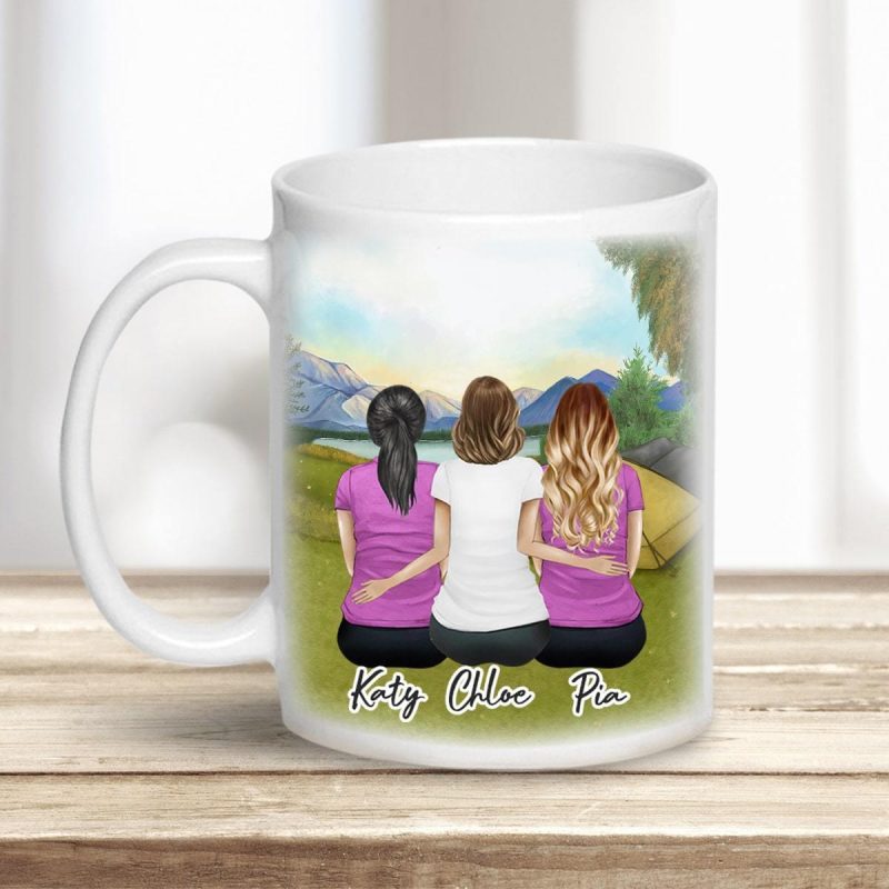 camping personalized best friend sister coffee mug alpha paw 1