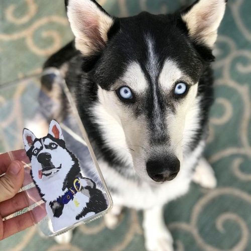 custom pet phone case original alpha paw 1