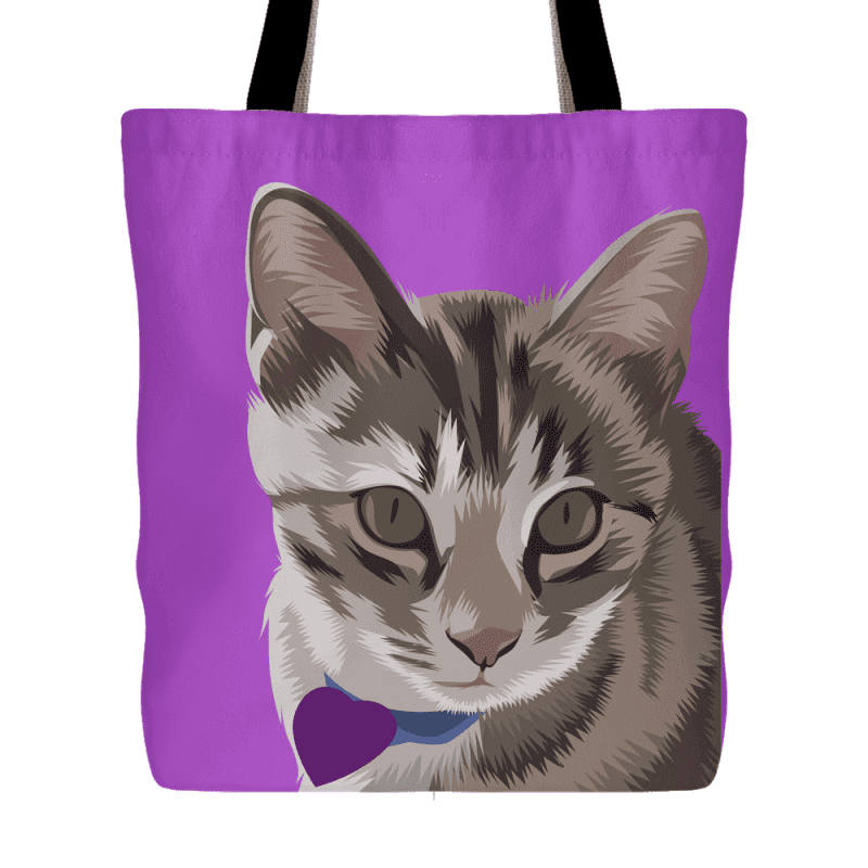 custom pet tote bag alpha paw 2