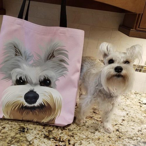 custom pet tote bag alpha paw 4