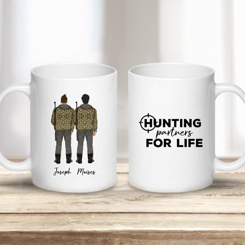 custom printed hunter coffee mug alpha paw