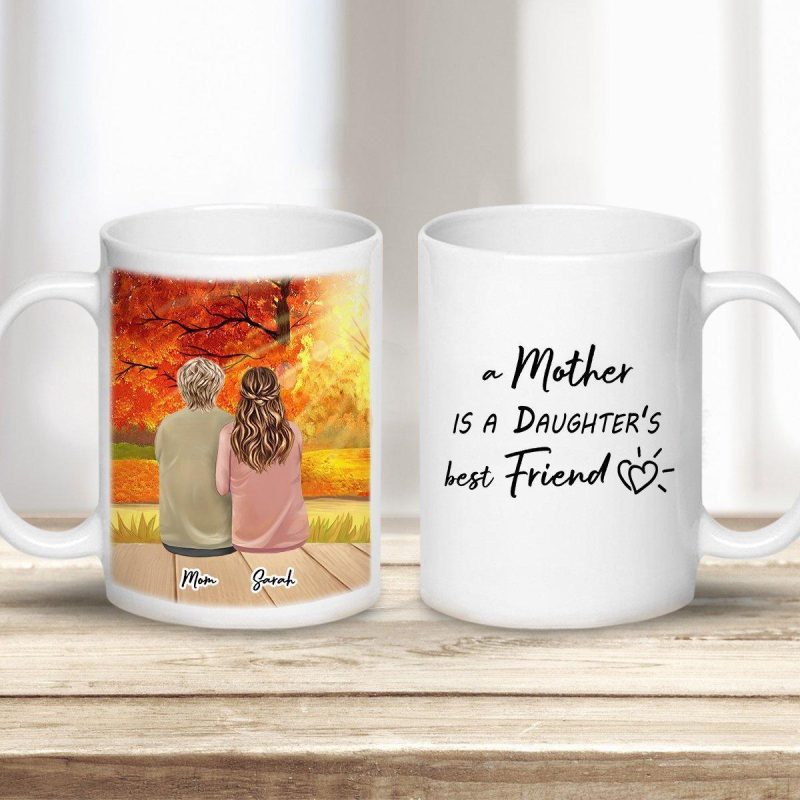 fall personalized mothers day coffee mug alpha paw