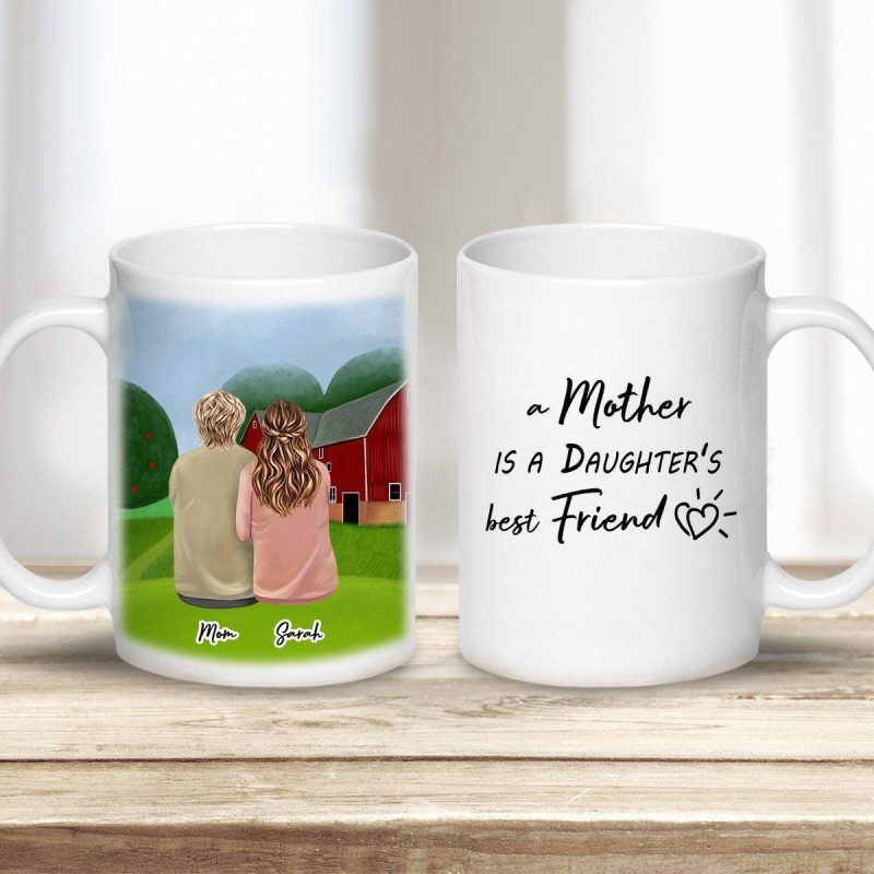 farm personalized mothers day coffee mug alpha paw