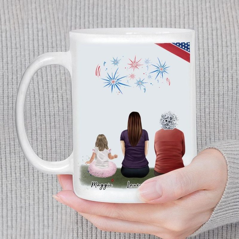 july 4th personalized family coffee mug alpha paw