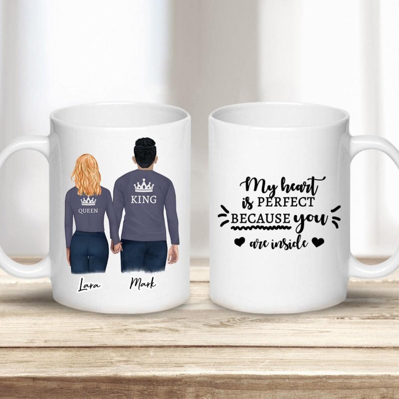 king queen couples mug alpha paw 2