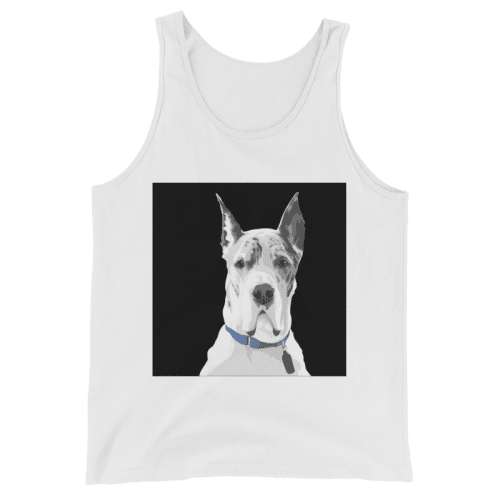 men s custom pet tank top alpha paw 3