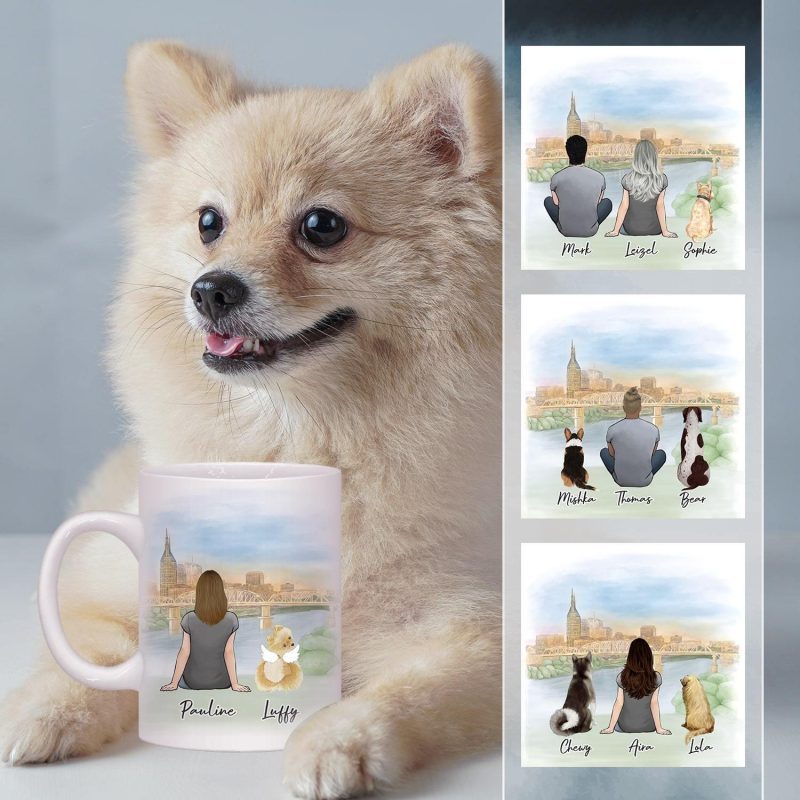 nashville personalized pet and owner coffee mug alpha paw 2