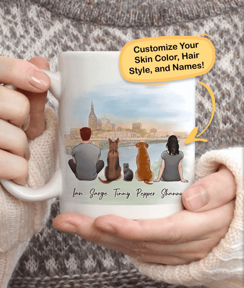 nashville strong personalized coffee mug alpha paw 1