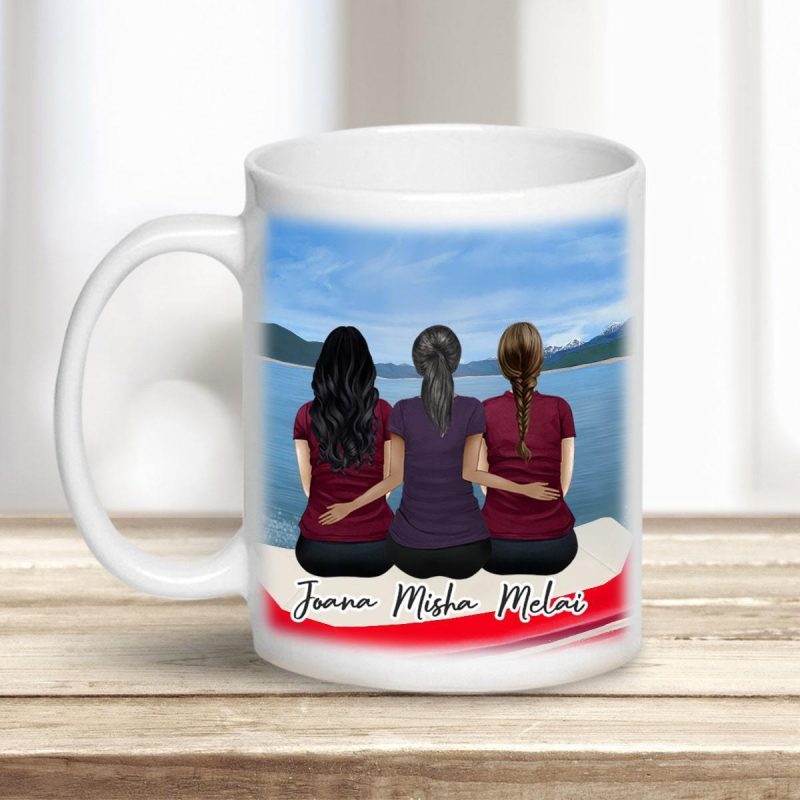 on a boat personalized best friend sister coffee mug alpha paw 1