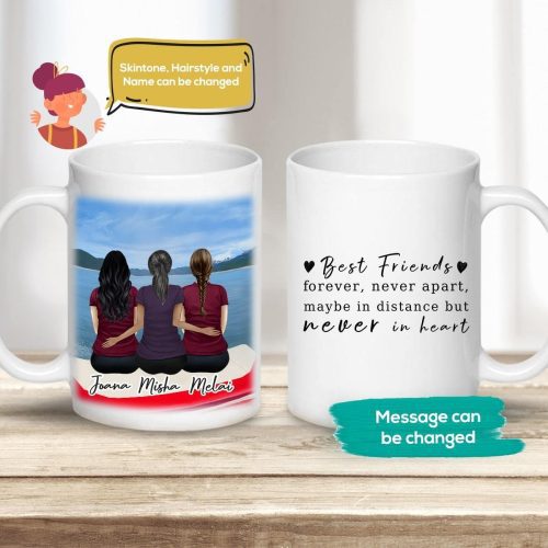 on a boat personalized best friend sister coffee mug alpha paw 2