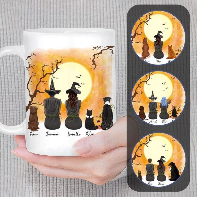 personalized halloween coffee mug alpha paw 1