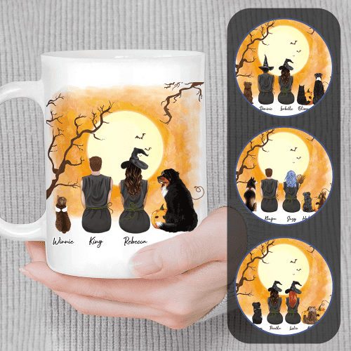 personalized halloween coffee mug alpha paw 2