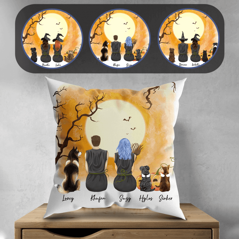 personalized halloween pillow alpha paw 1