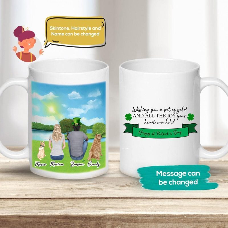 st patrick custom printed pet and owner coffee mug alpha paw 1