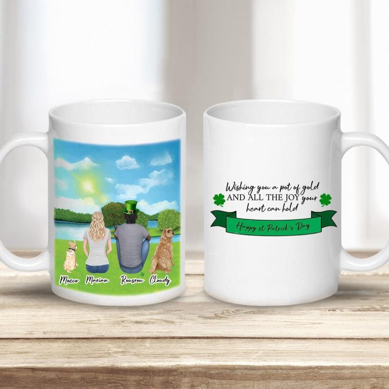 st patrick custom printed pet and owner coffee mug alpha paw 2