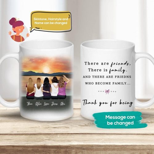 sunset personalized best friend or sisters coffee mug alpha paw 3