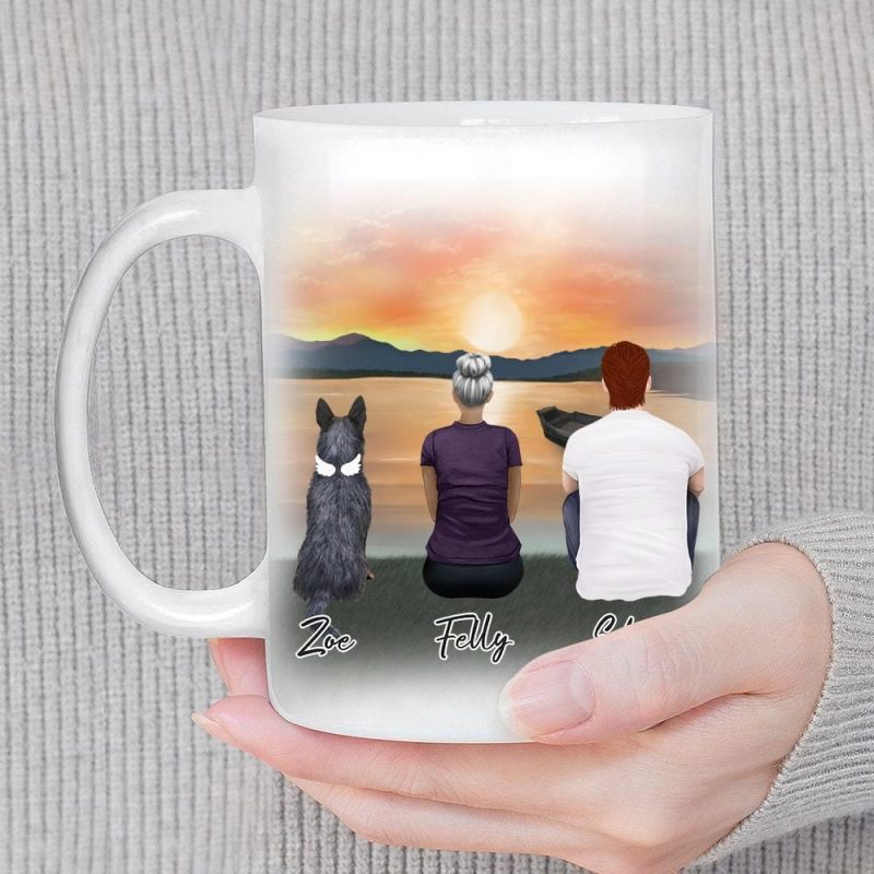 sunset personalized pet and owner coffee mug alpha paw 1