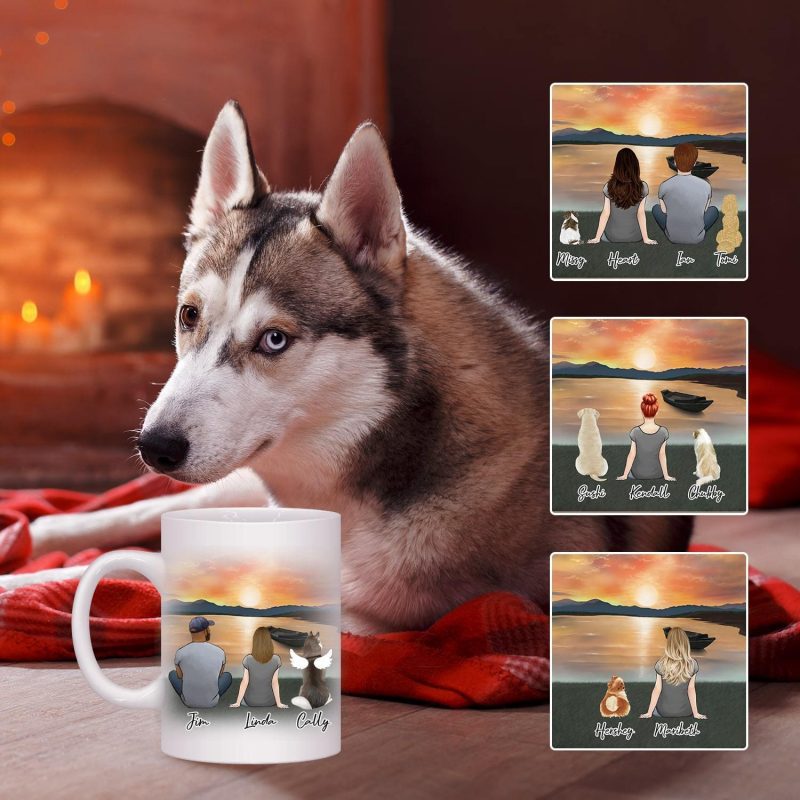 sunset personalized pet and owner coffee mug alpha paw 2