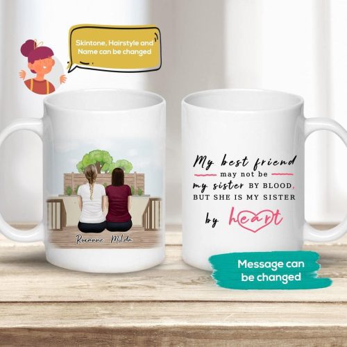 the backyard personalized sister best friend coffee mug alpha paw 2