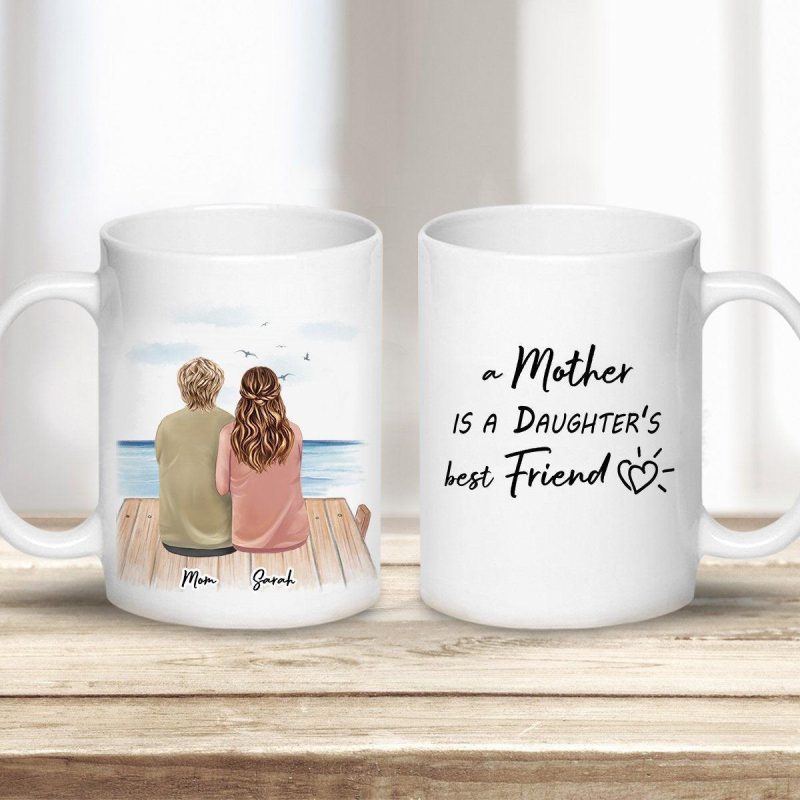 the dock personalized mothers day coffee mug alpha paw