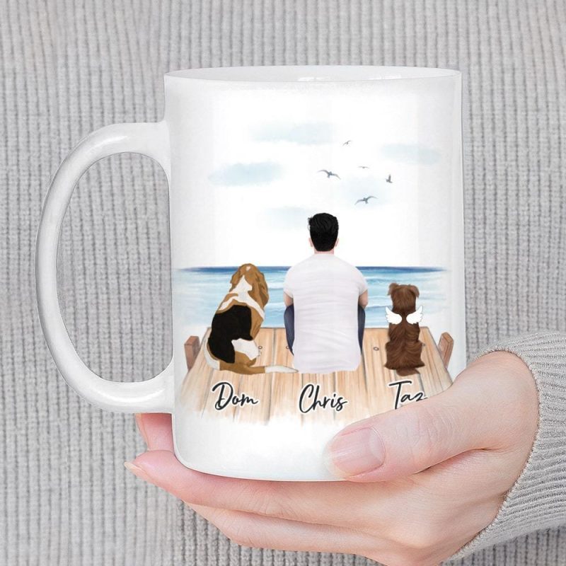 the dock personalized pet and owner coffee mug alpha paw 1