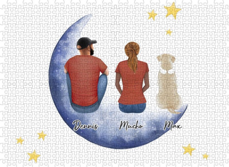 the moon and back personalized pet and owner puzzle alpha paw