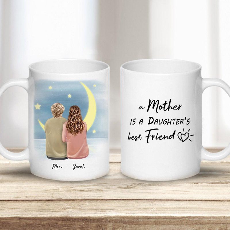 the moon personalized mothers day coffee mug alpha paw