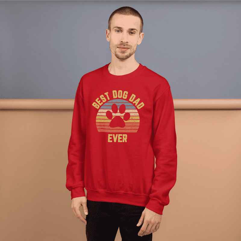 Limited Edition Best Dog Dad Sweatshirt | Alpha Paw