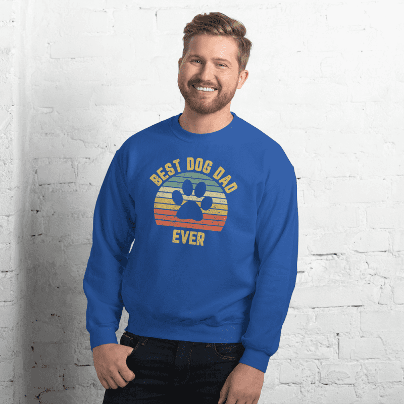 Limited Edition Best Dog Dad Sweatshirt | Alpha Paw