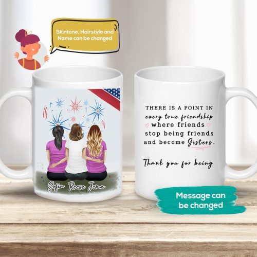 usa personalized best friend coffee sister mug alpha paw 2