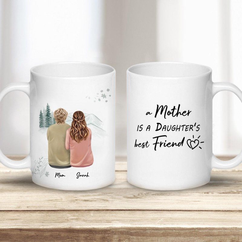 white mountains personalized mothers day coffee mug alpha paw